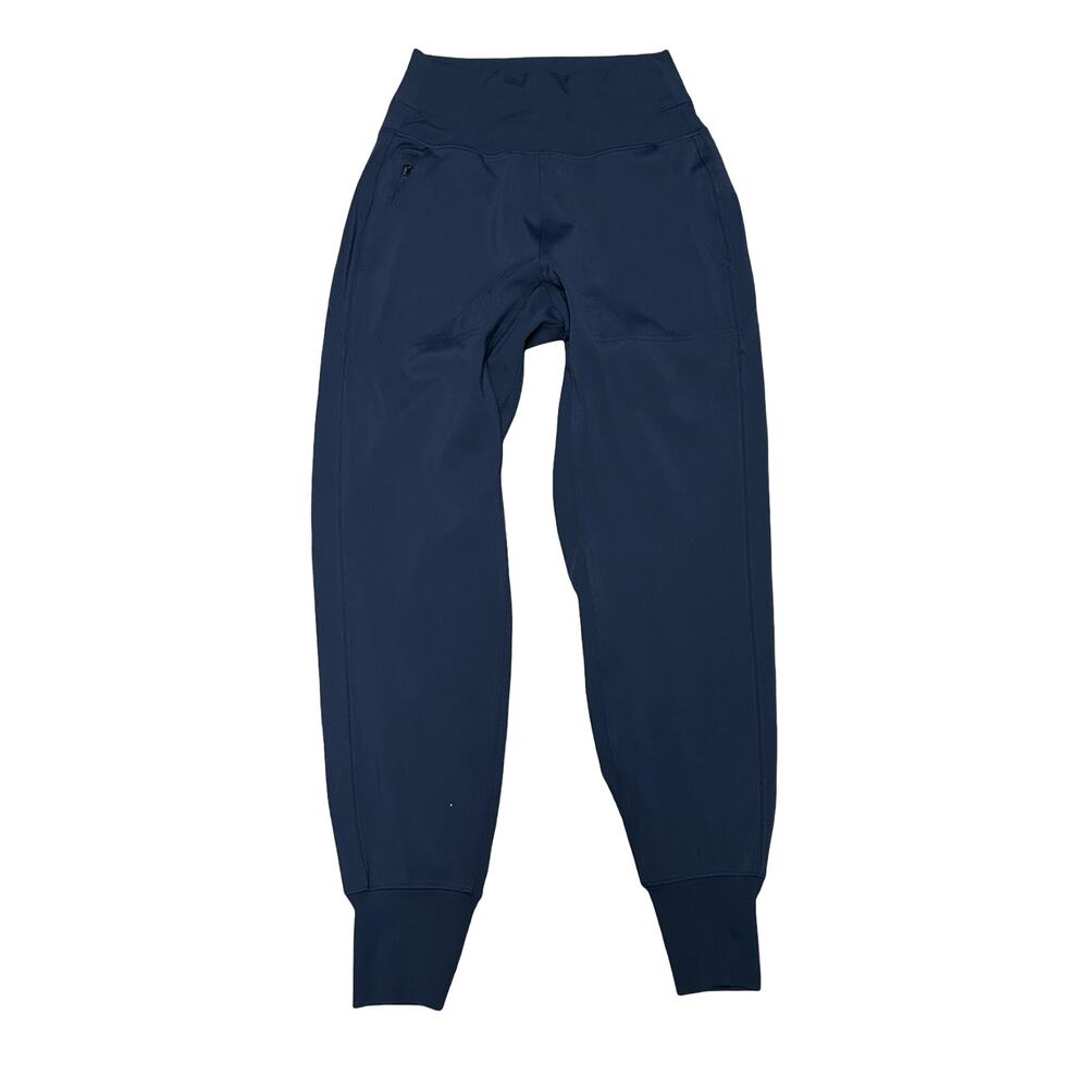 Athleta Venice High Rise Jogger Pants Womens XXS Navy Blue Breathable Athleisure